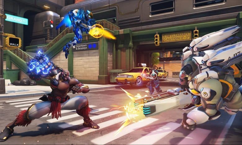 Overwatch 2 heroes fighting on New York map