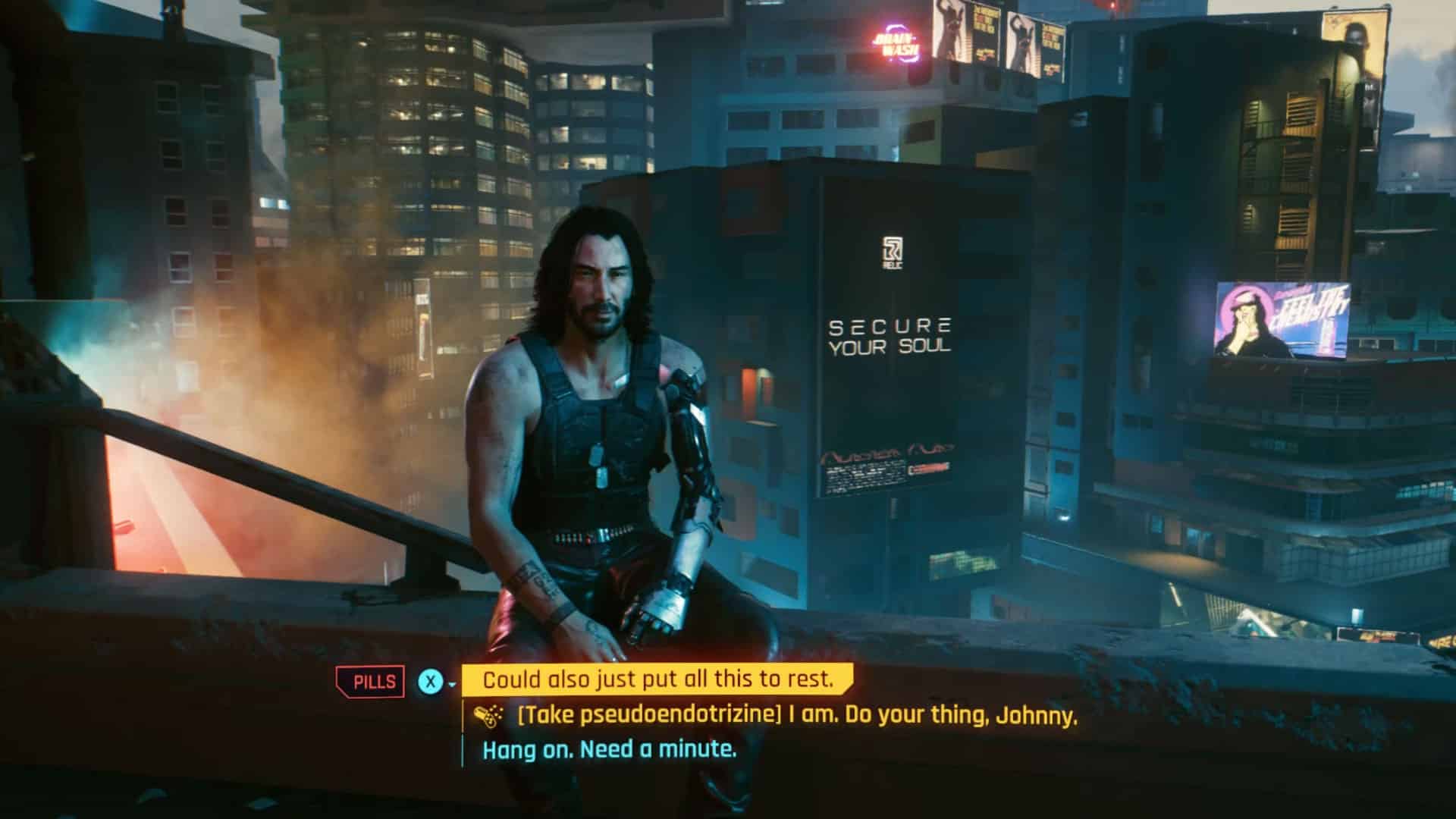 Fin secrète de Cyberpunk 2077