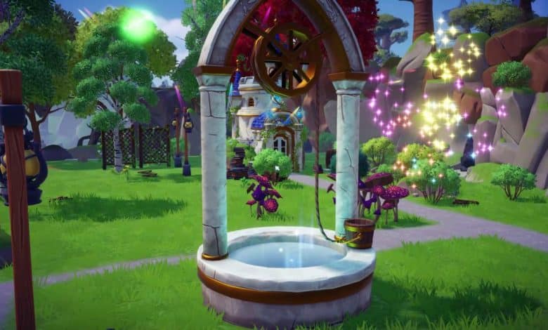 Disney Dreamlight Valley restored fast travel wishing well