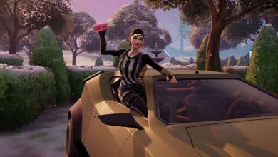 Throw candy from a vehicle in Fortnite