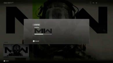 Modern Warfare 2 status installing