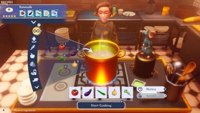 Making ratatouille in Disney Dreamlight Valley with Remy