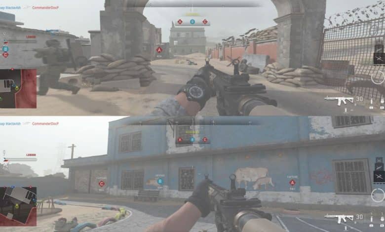 Modern Warfare 2 splitscreen