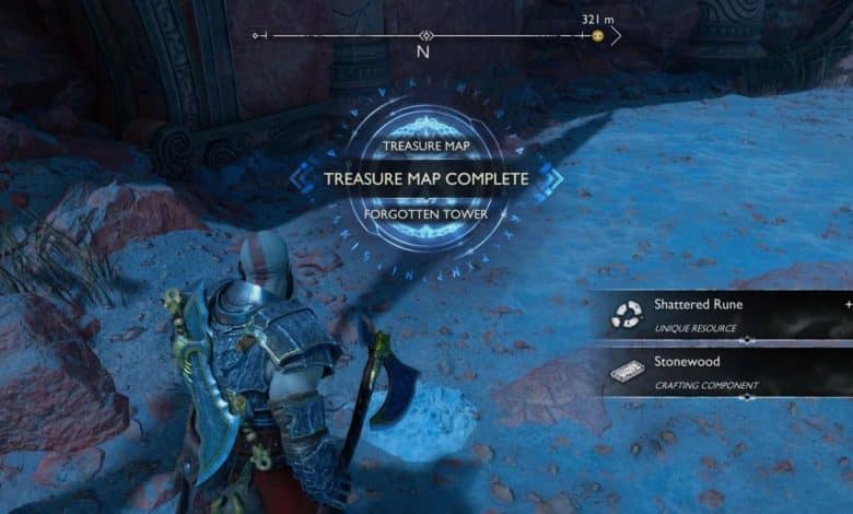 God of War Treasure maps buried locations