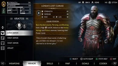 God of War Ragnarok best armor