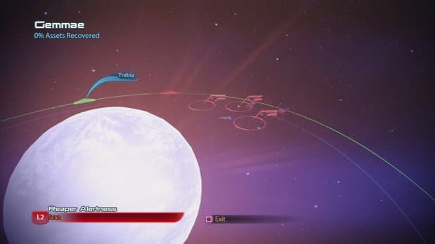 Numérisation de la planète Mass Effect 3