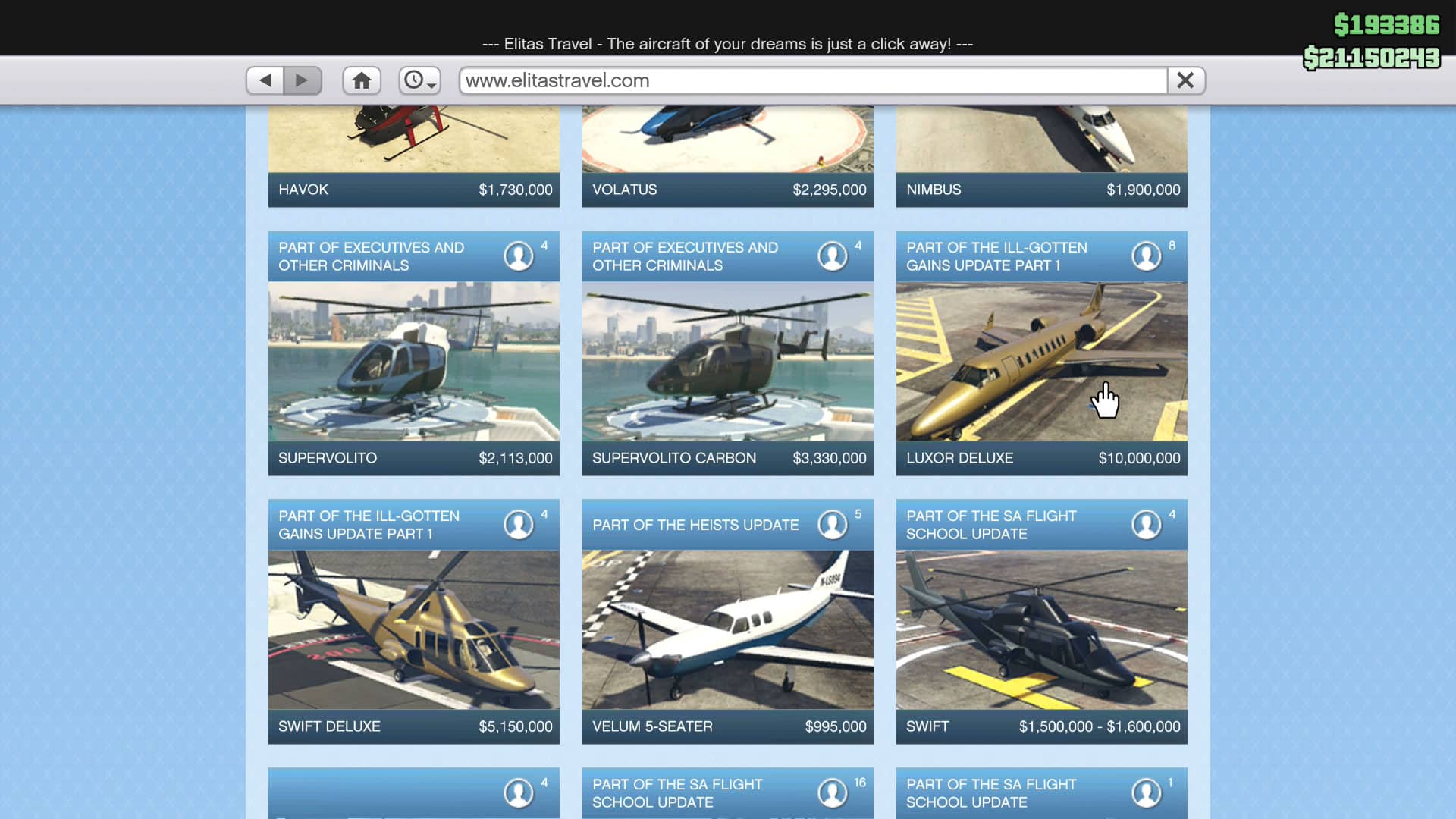 Carte de requin GTA Online