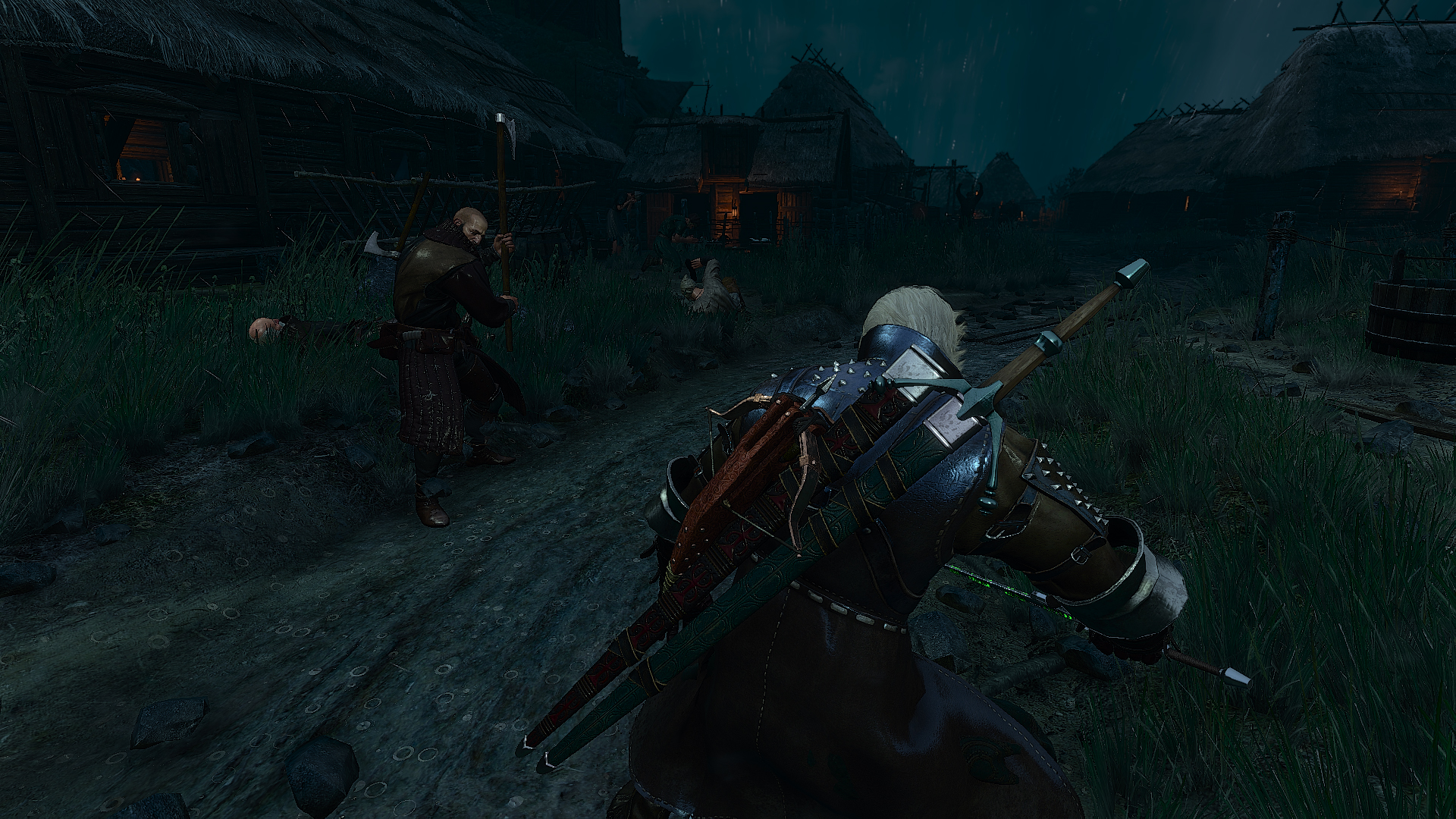 Esquive roulante de combat de Witcher 3