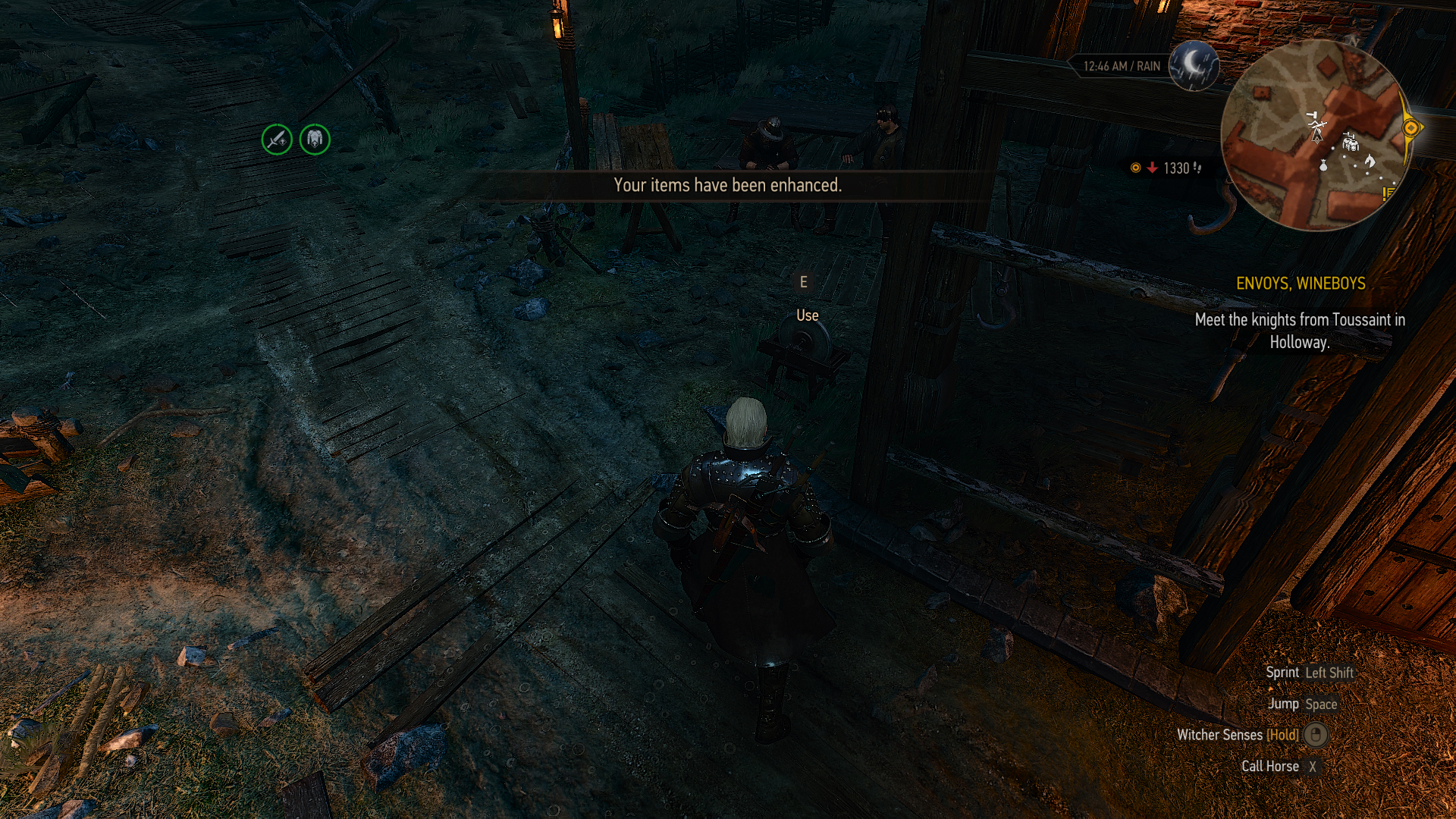 Tables et meules d'armurier de Witcher 3