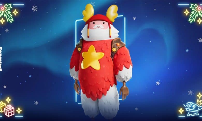 Fortnite winterfest guff gringle outfit