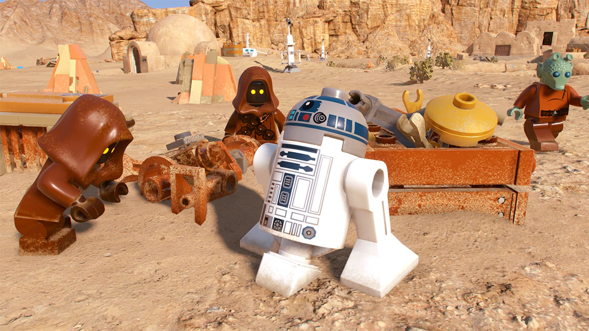 Lego Star Wars La Saga Skywalker R2D2 Jawas