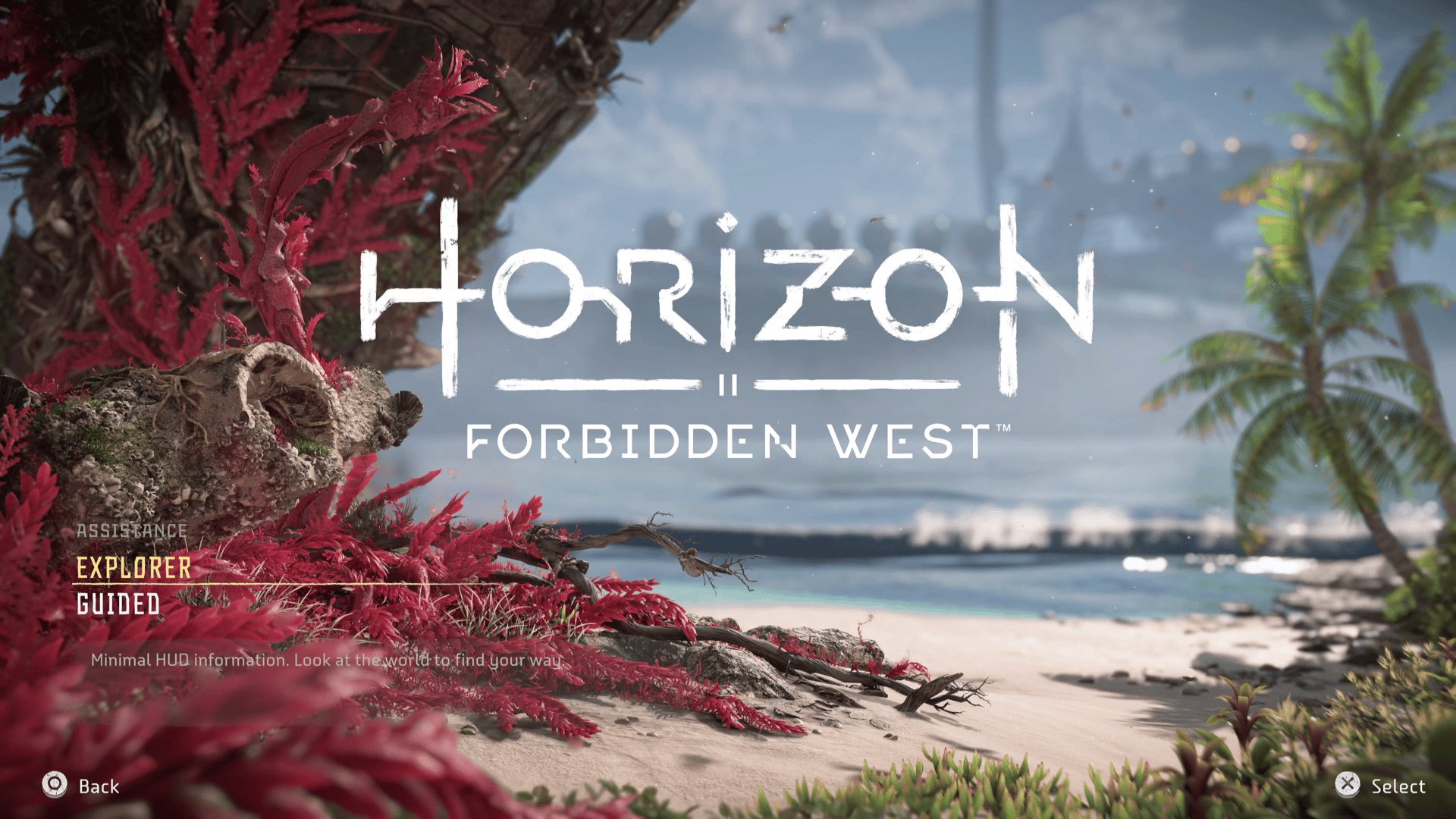 Mode explorateur guidé Horizon Forbidden West