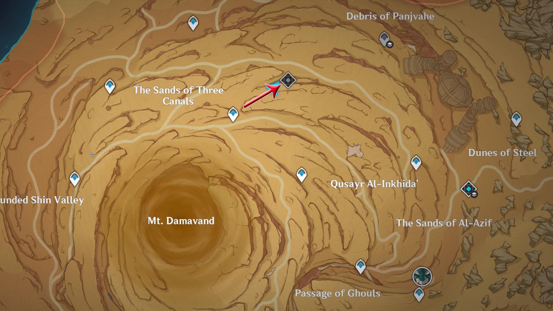 Genshin Impact Fane du domaine de Panjvahe