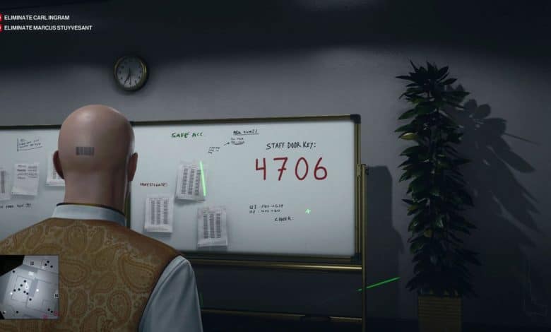 Hitman 3 keypad codes