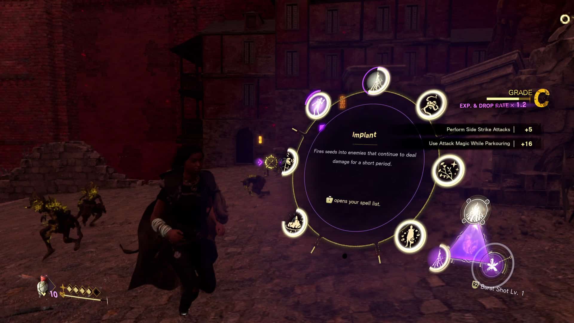 Forspoken prend en charge les sorts magiques du menu radial