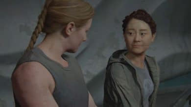 The Last of Us Part 2 Abby and Yara talking in the aquarium