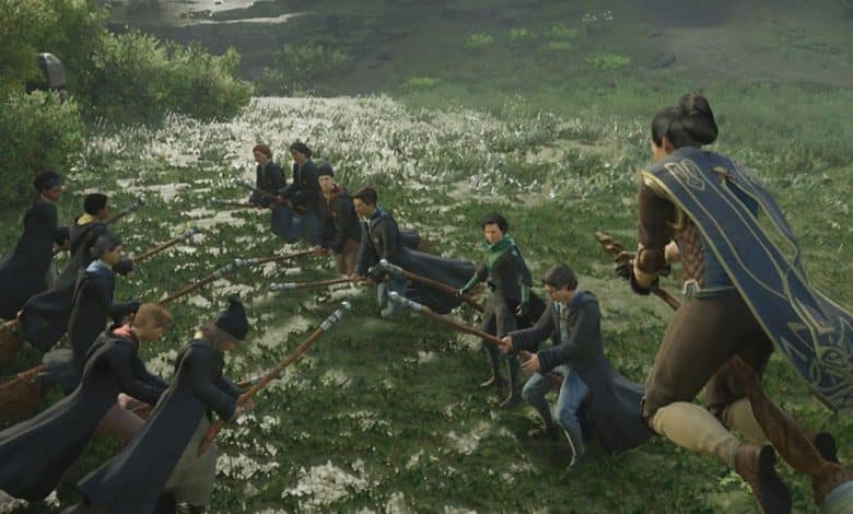 Hogwarts Legacy broomsticks and flying class
