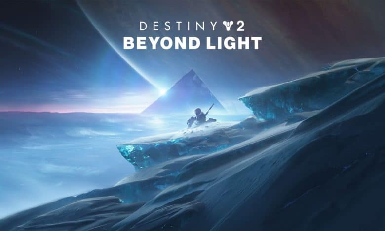 Destiny 2 beyond light key art guardian sitting in the snow on Europa