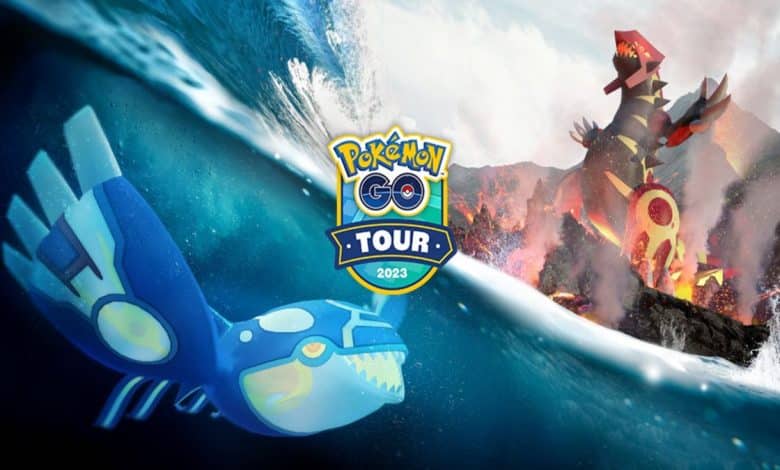 Pokemon Go Tour Hoenn art showing Primal Reversion