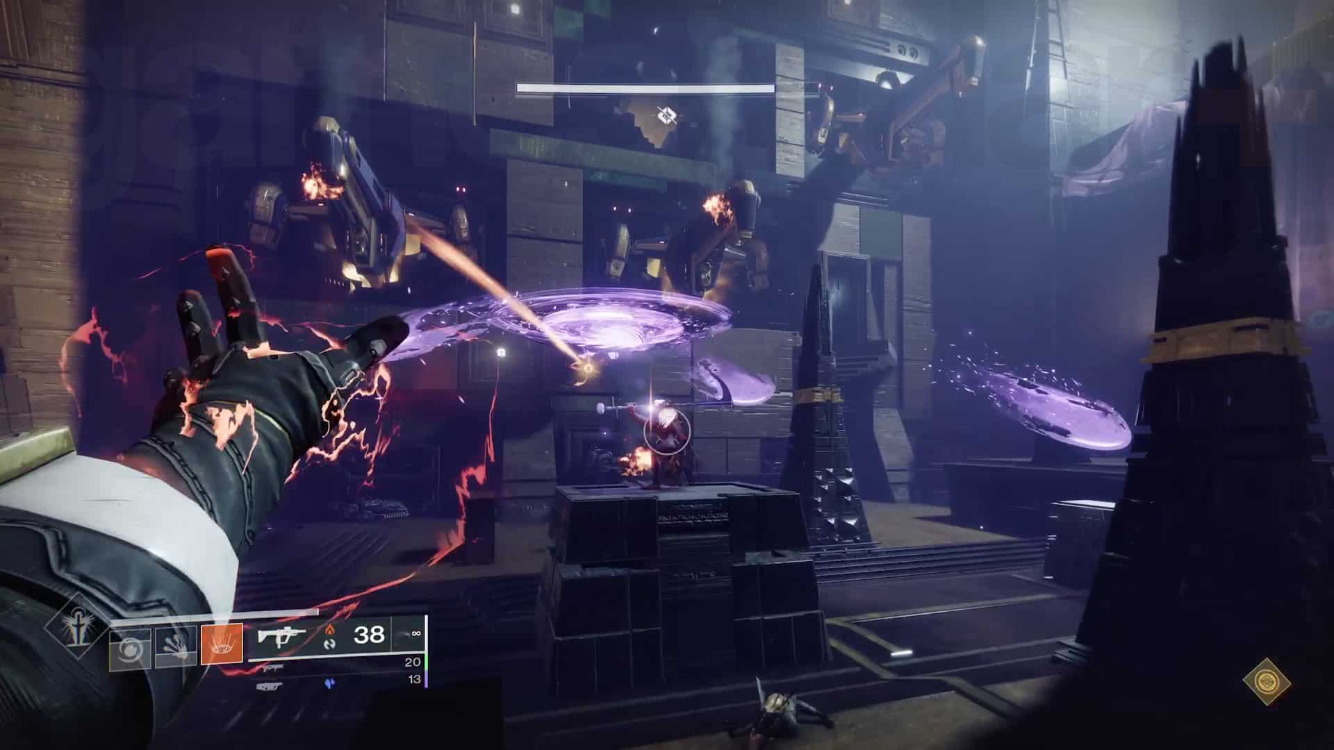 Destiny 2 Tormentor annule les projectiles de tir vortex