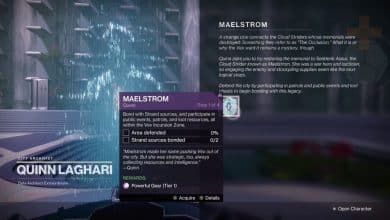 Destiny 2 Lightfall Maelstrom quest from Quinn Laghari