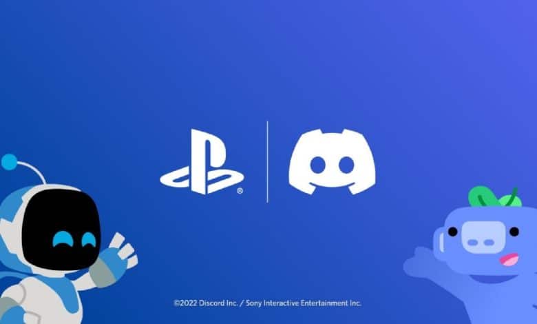 PlayStation and Discord logos and their respective mascots