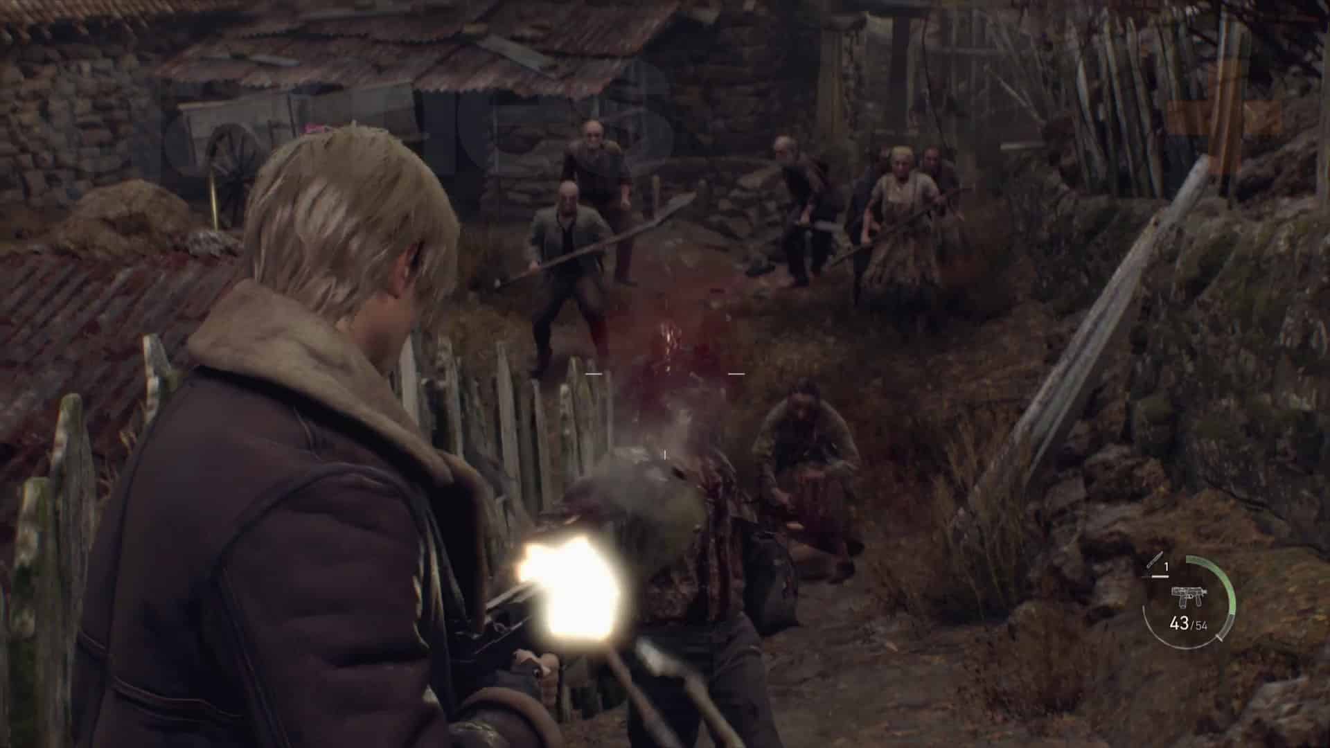 La démo de Resident Evil 4 tire du TMP sur une foule de Ganados dans le village