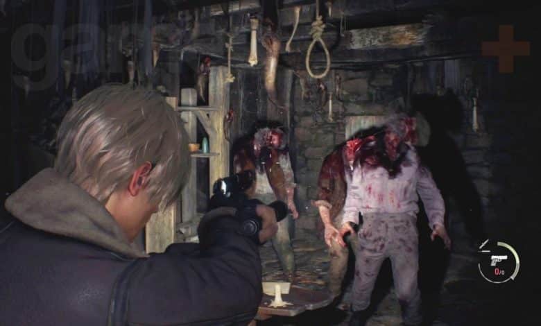Resident Evil 4 demo mad chainsaw mode ganados zombies in hunter