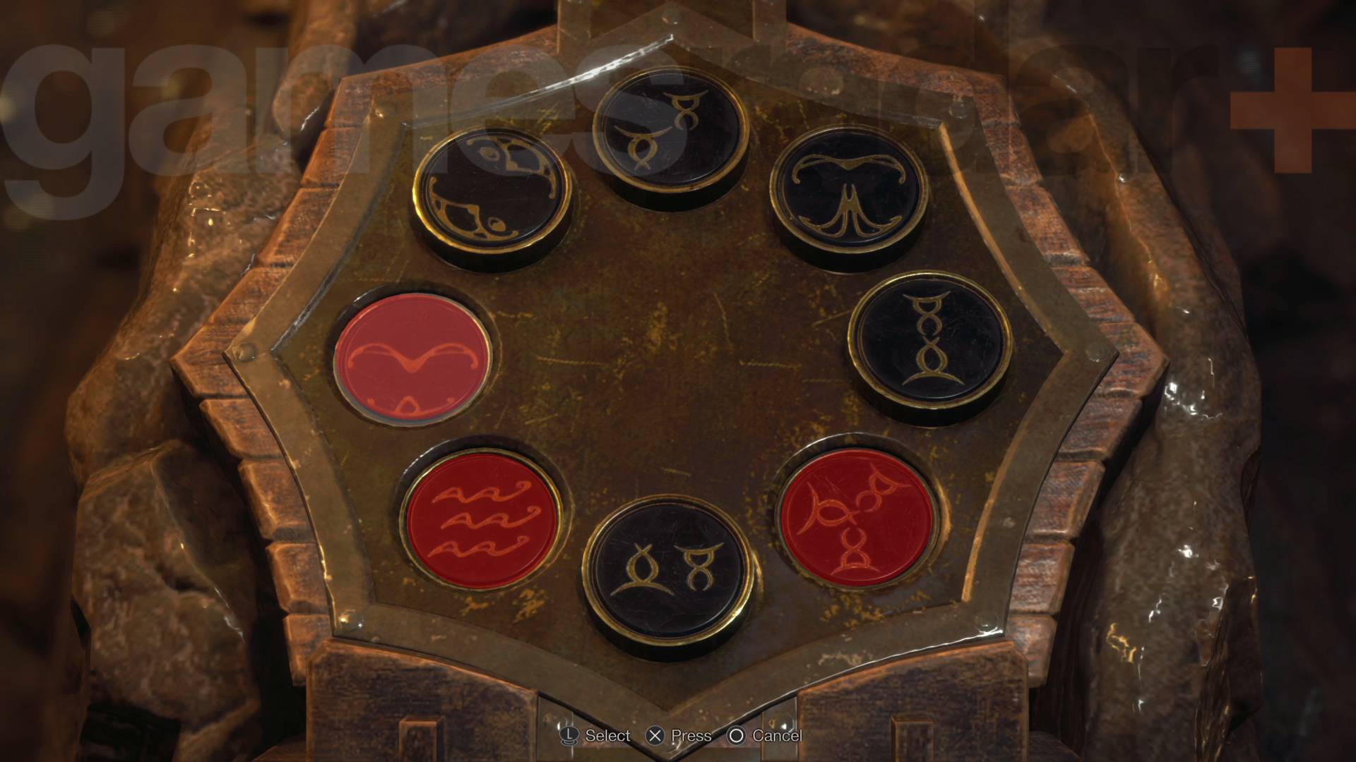 Resident Evil 4 symboles de combinaison de code pierre dias