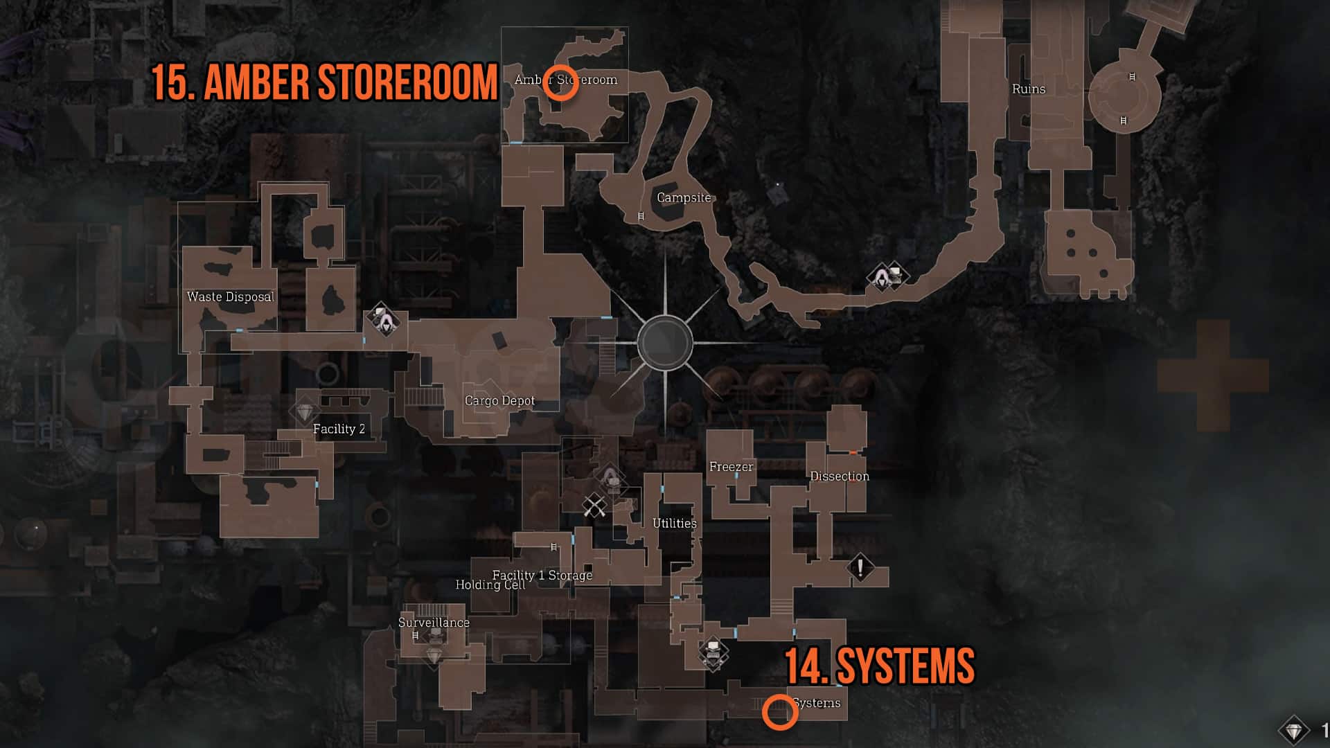 Systèmes de localisation des cartes Resident Evil 4 Remake Yellow Herb et réserve ambre