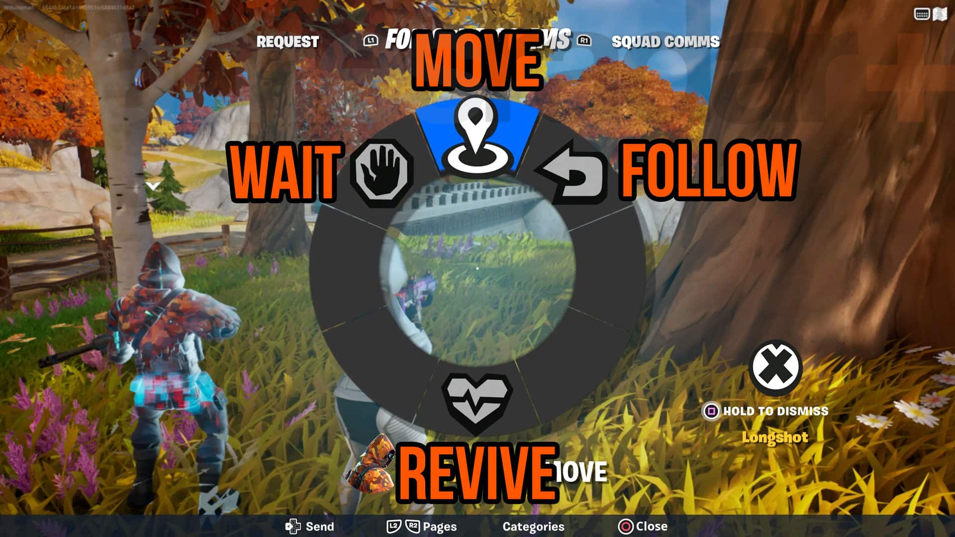 Explication des différentes commandes Fortnite disponibles