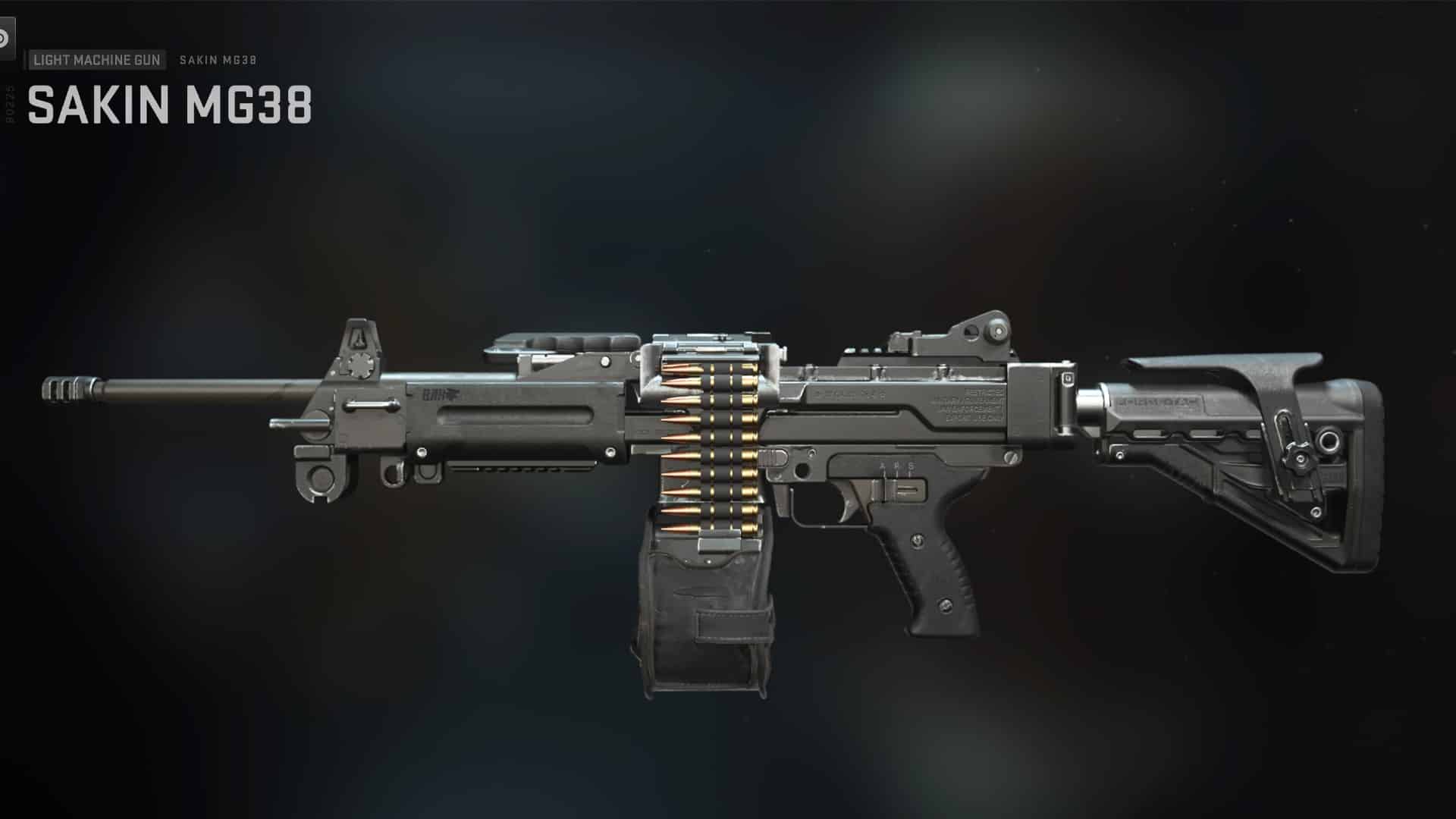 Warzone 2 LMG Sakin MG38