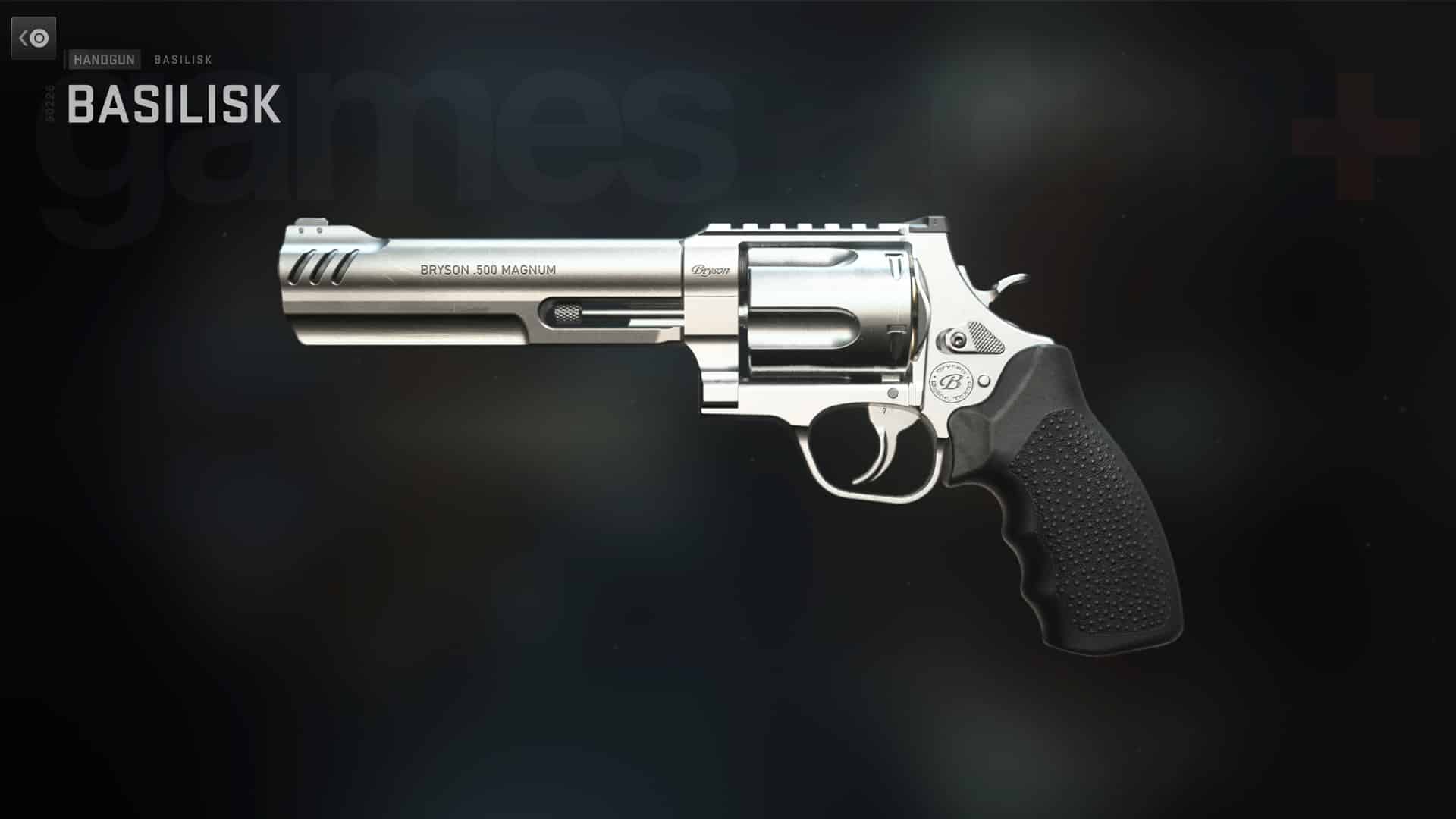 Pistolet Call of Duty Warzone 2 Pistolet revolver Basilisk