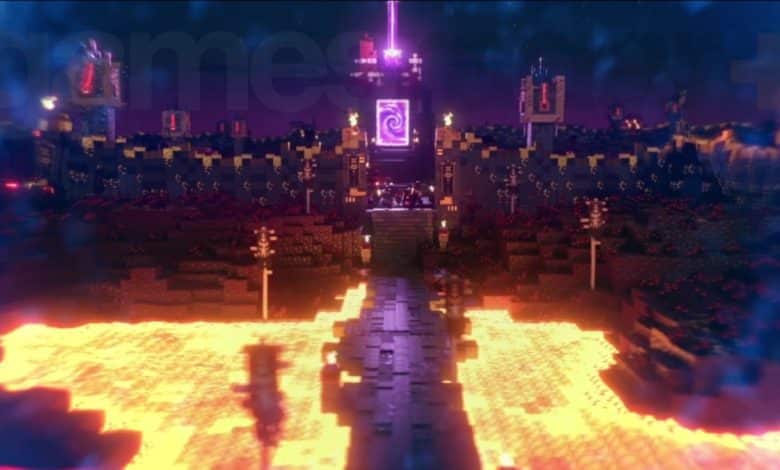 Minecraft Legends nether portal