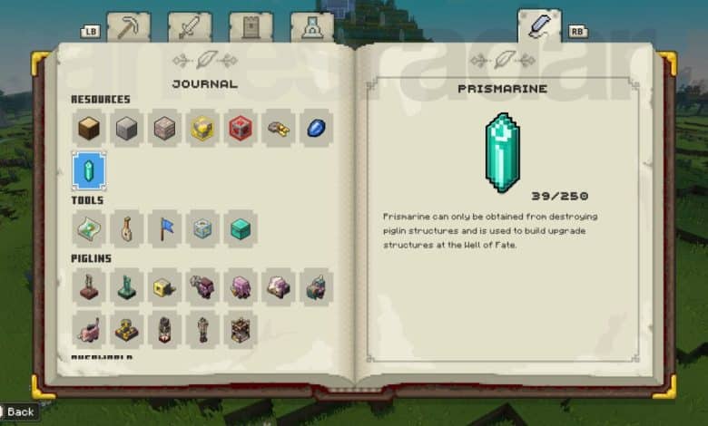 Minecraft Legends Prismarine