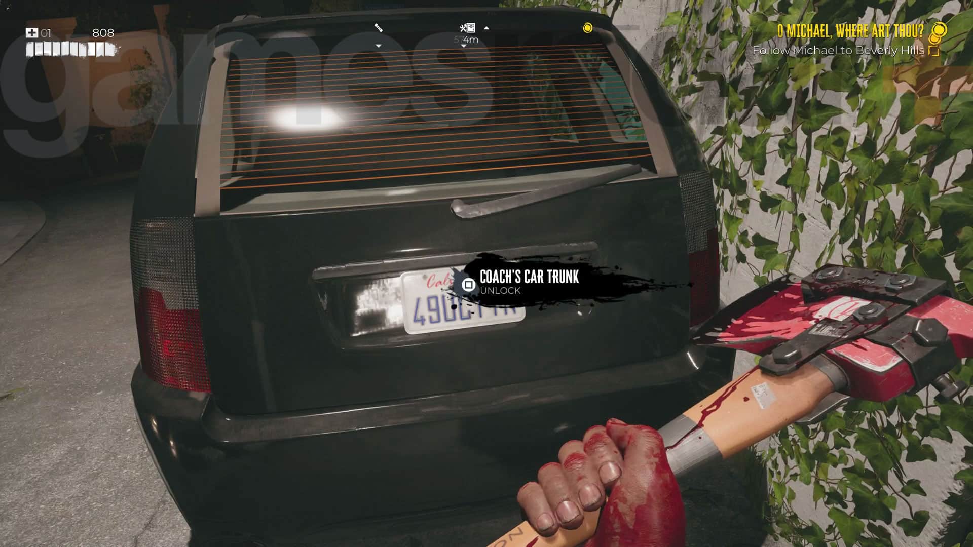 Utilisation des clés de la voiture de Dead Island 2 Coach