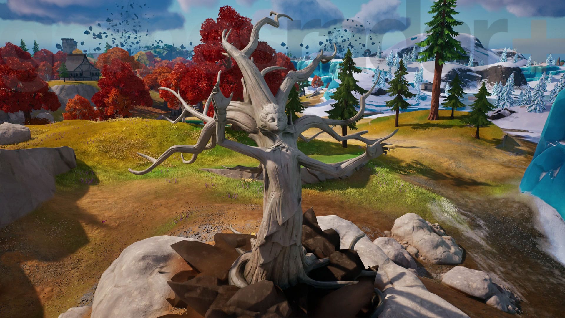 Visite de la carte postale Fortnite