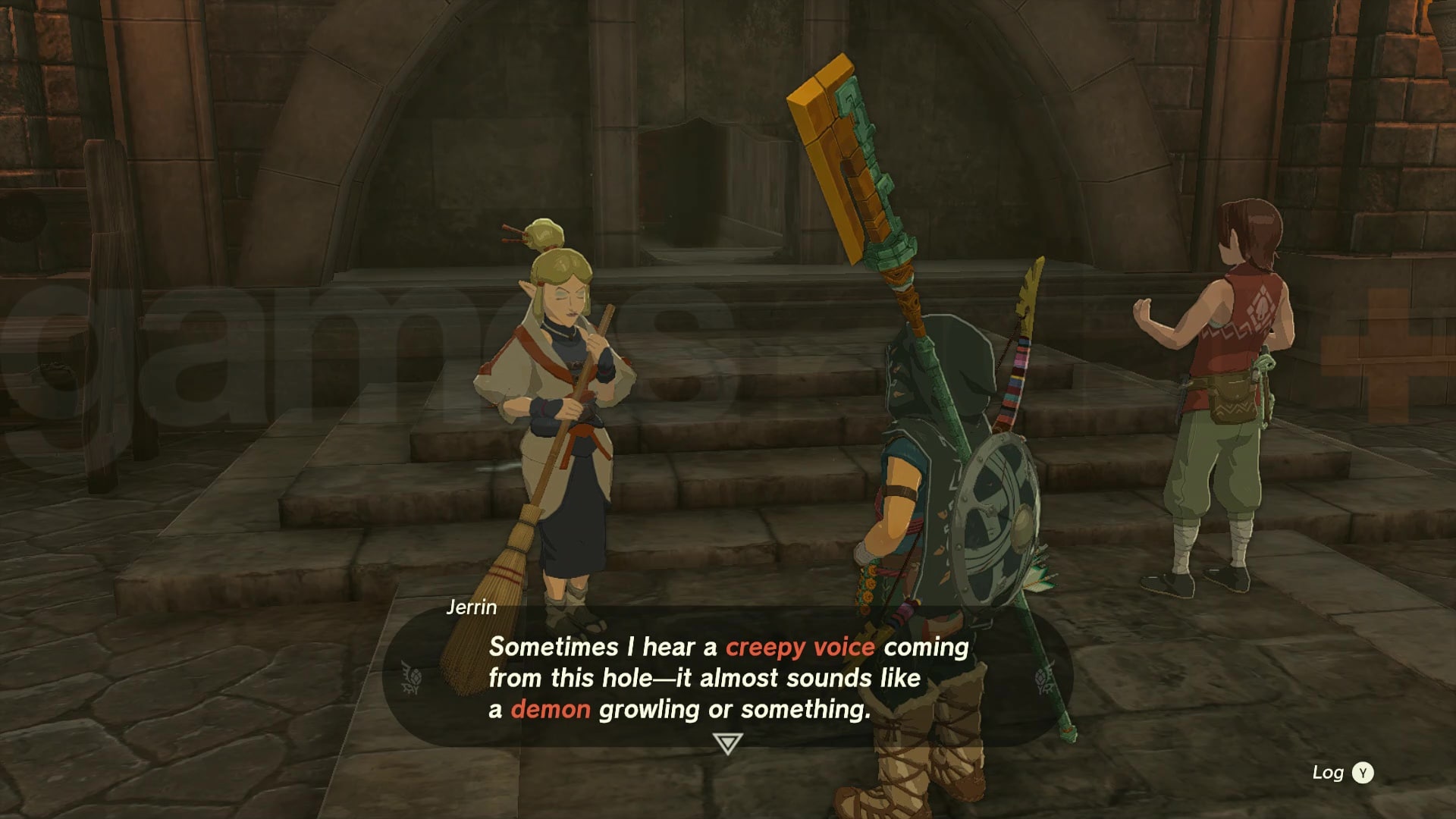 Statue maudite de Zelda Tears of the Kingdom Respec