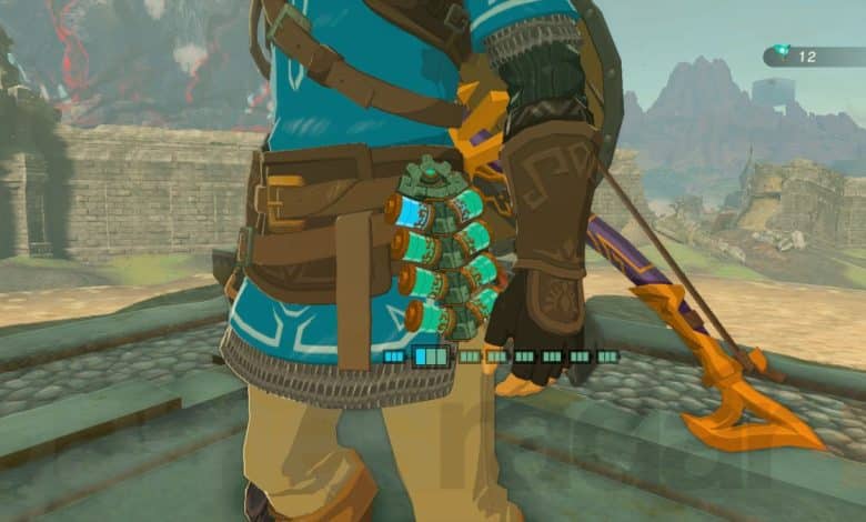 Link upgrades the Battery in Zelda Tears of the Kingdom