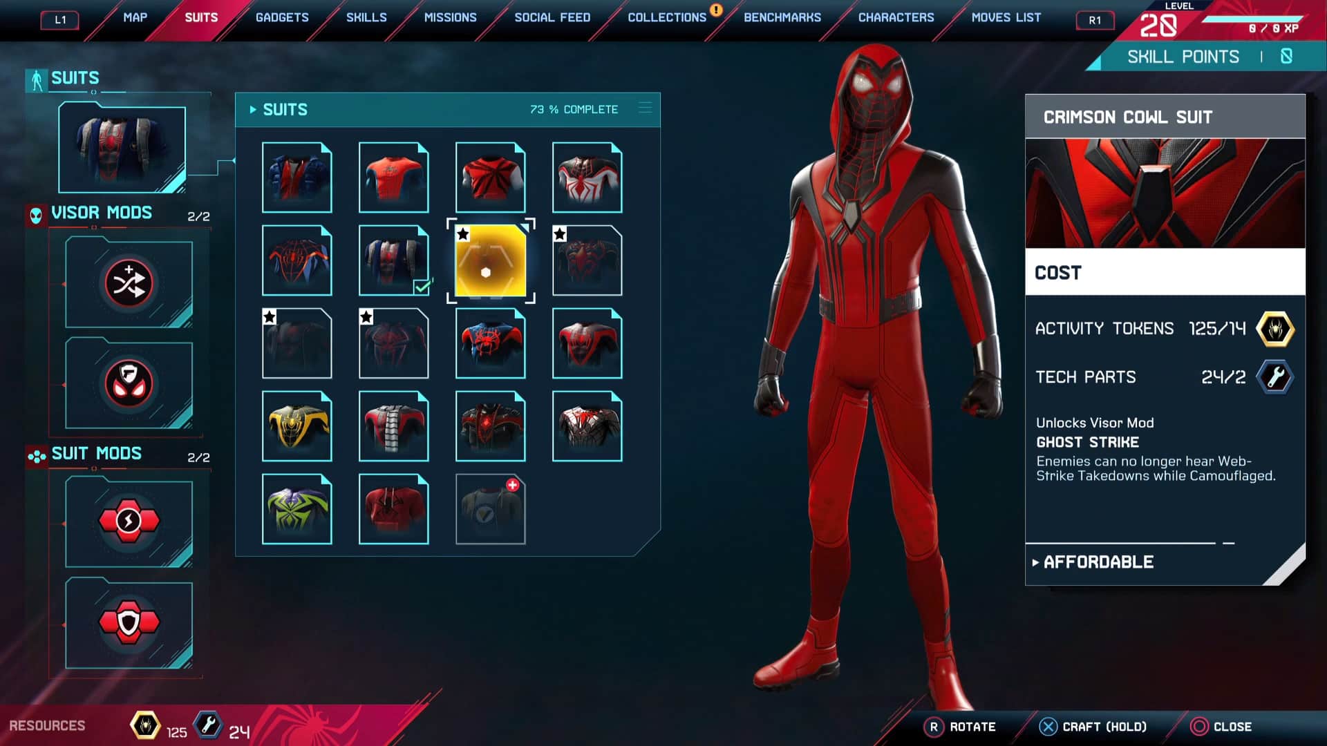 spider-man miles morales Crimson Cowl costume