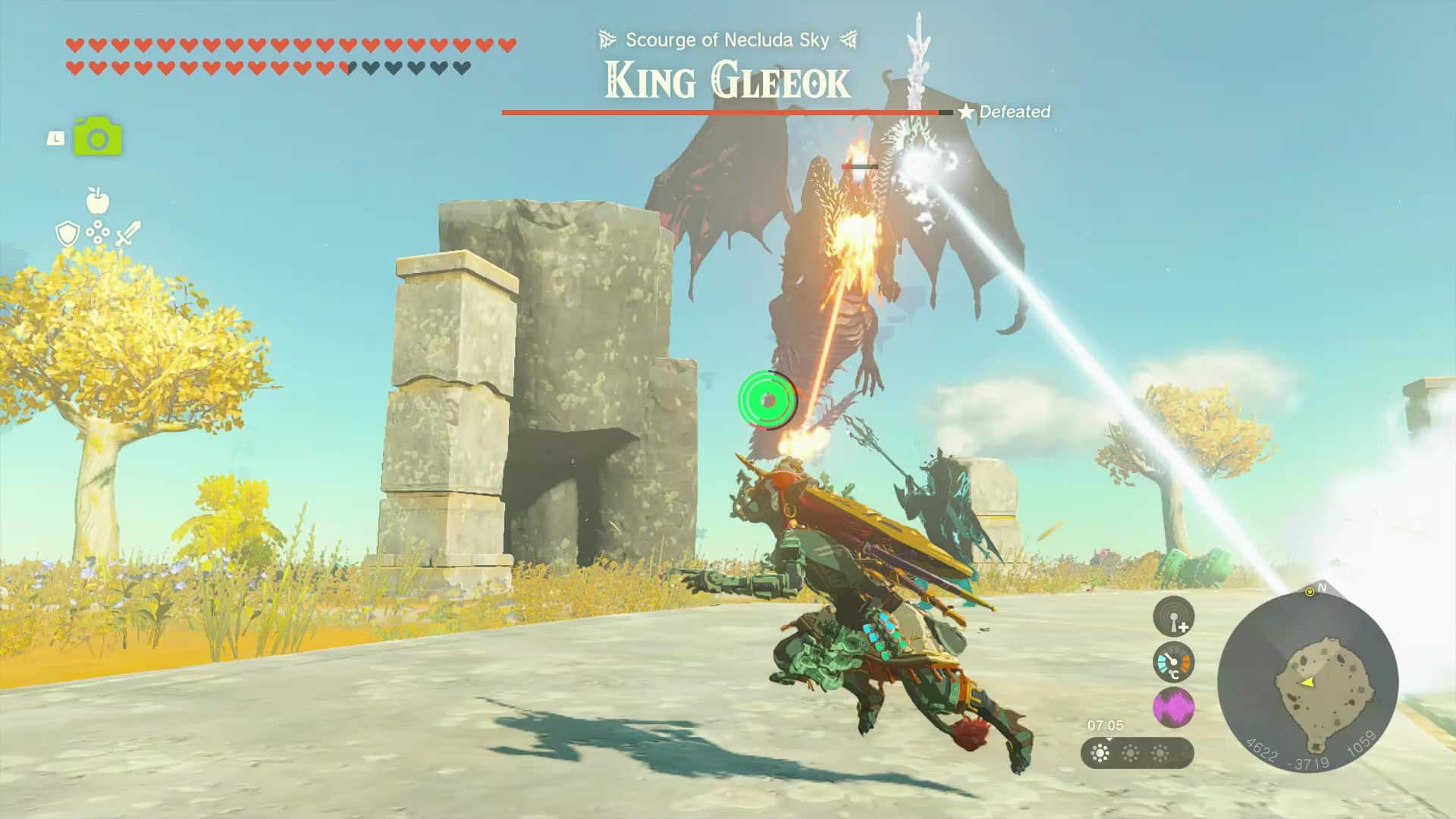 Roi Gleeok Zelda Les Larmes du Royaume