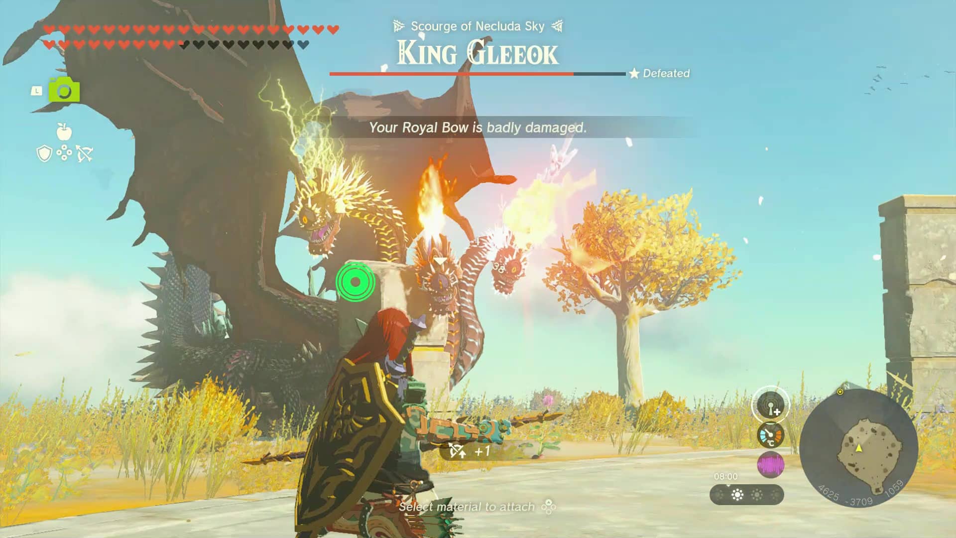 Roi Gleeok Zelda Les Larmes du Royaume