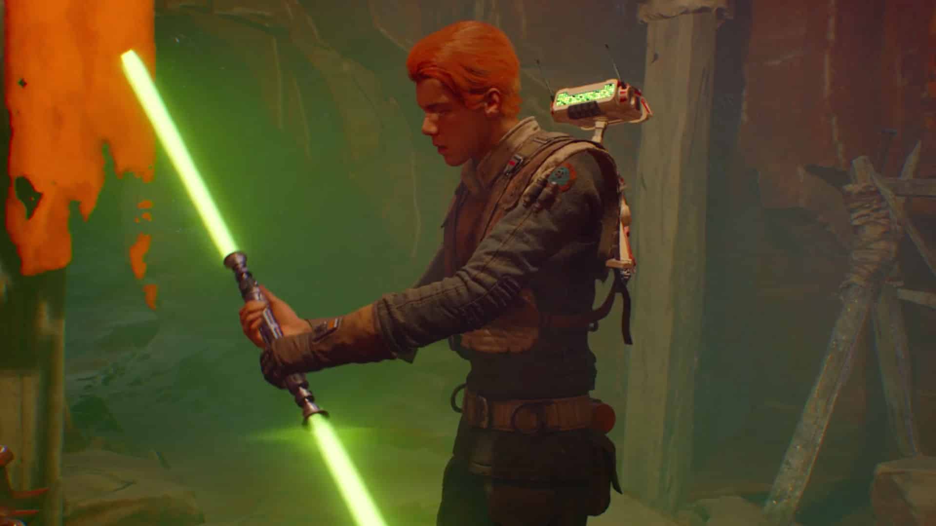 Star Wars Jedi Fall Order Sabre laser à double lame
