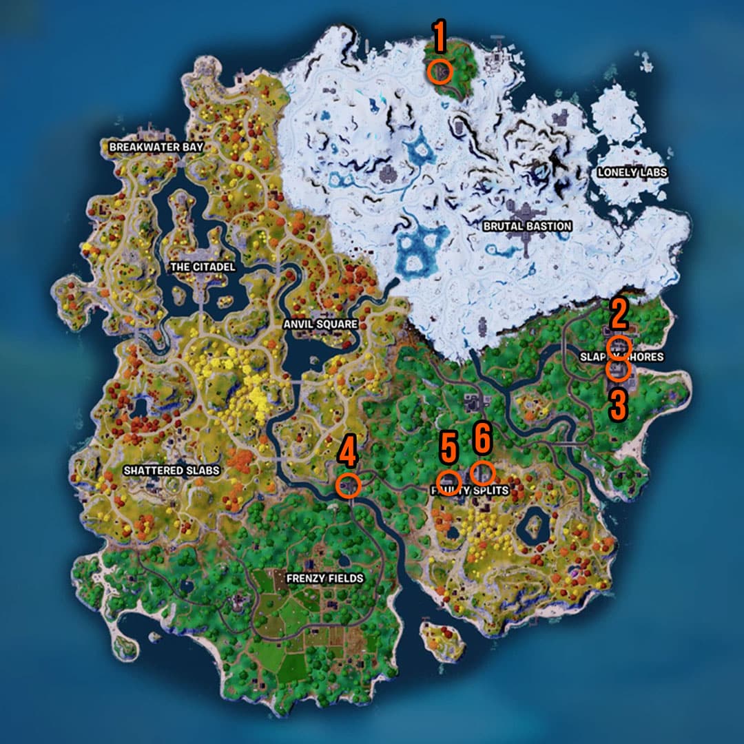 Carte des feux de circulation fortnite