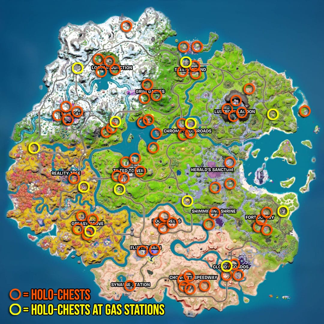 Carte Fortnite Holo-Chests