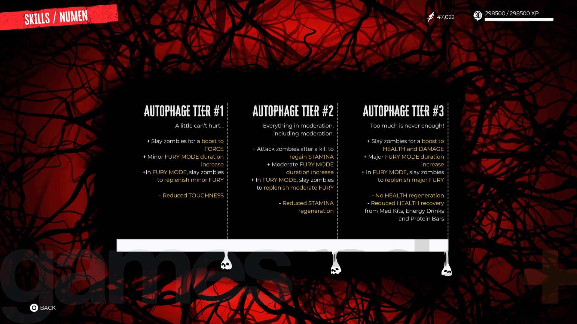 Capacités d'autophage de Dead Island 2