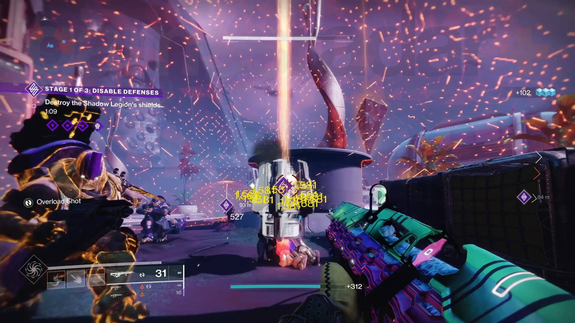 Boucliers de la cabale Destiny 2 Lightfall Terminal Overload