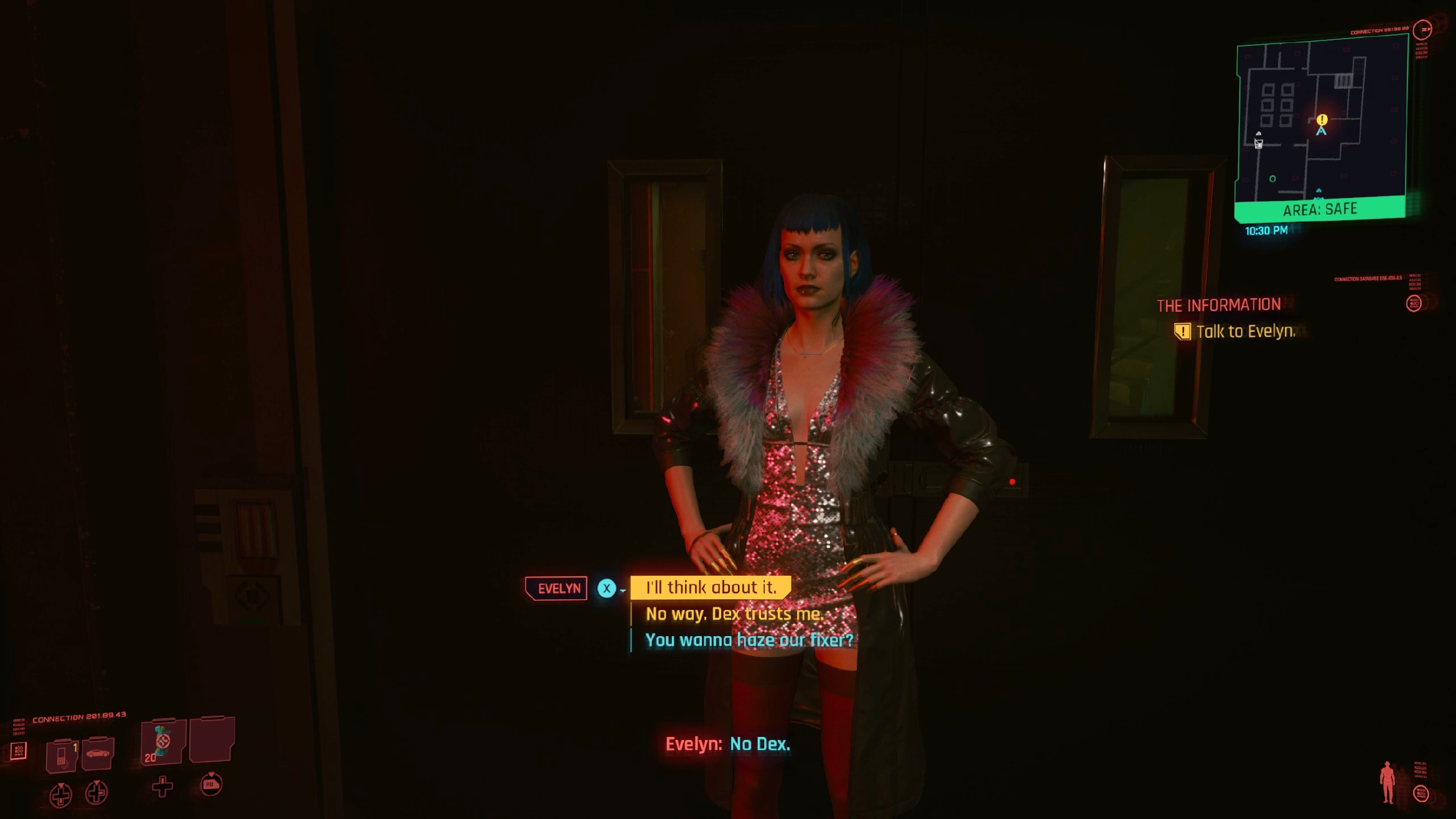 Cyberpunk 2077 trahir dex