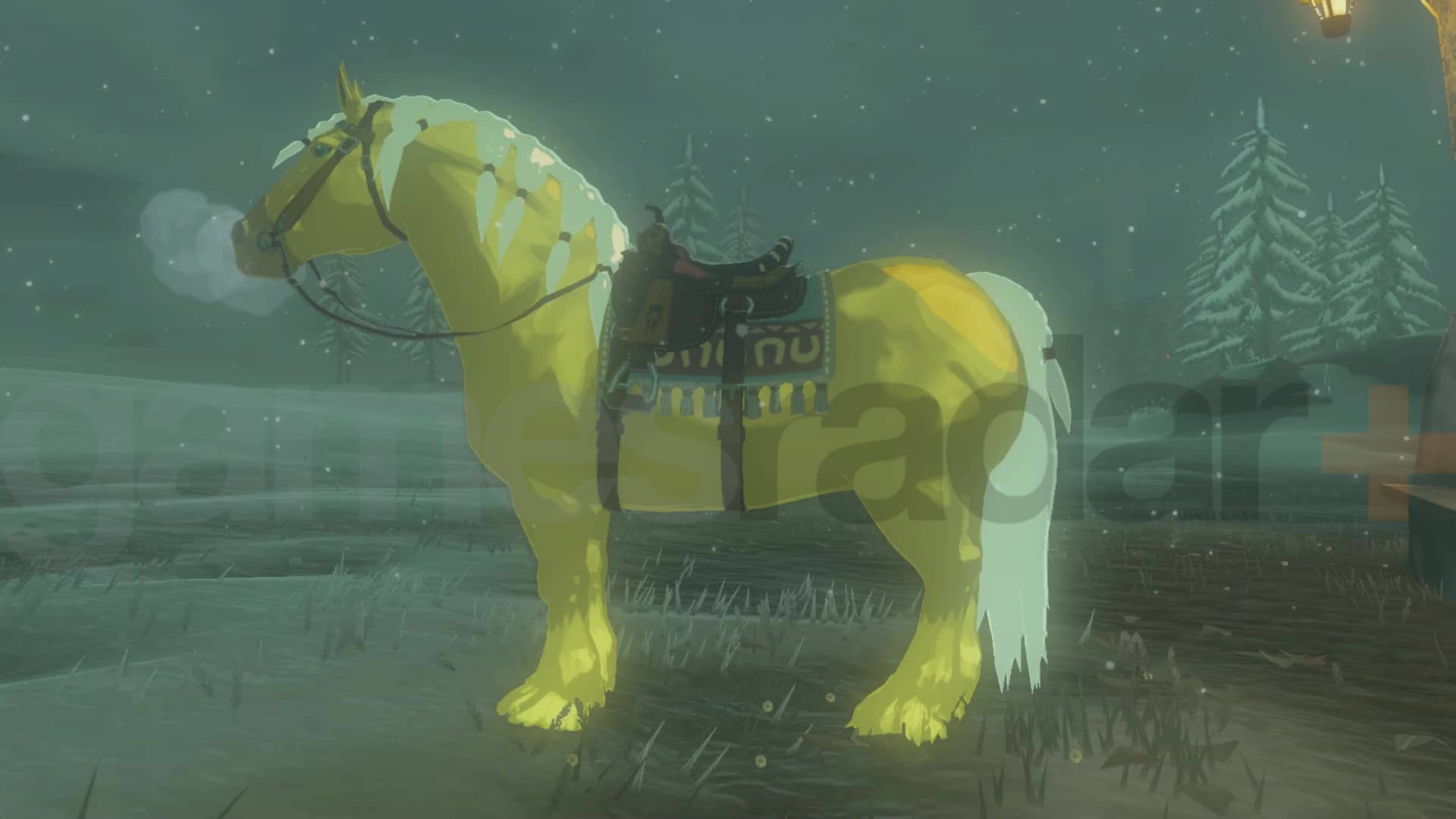 cheval d'or dans Zelda Tears of the Kingdom