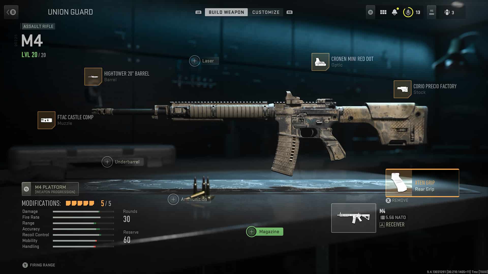 Meilleur chargement de Modern Warfare 2 M4